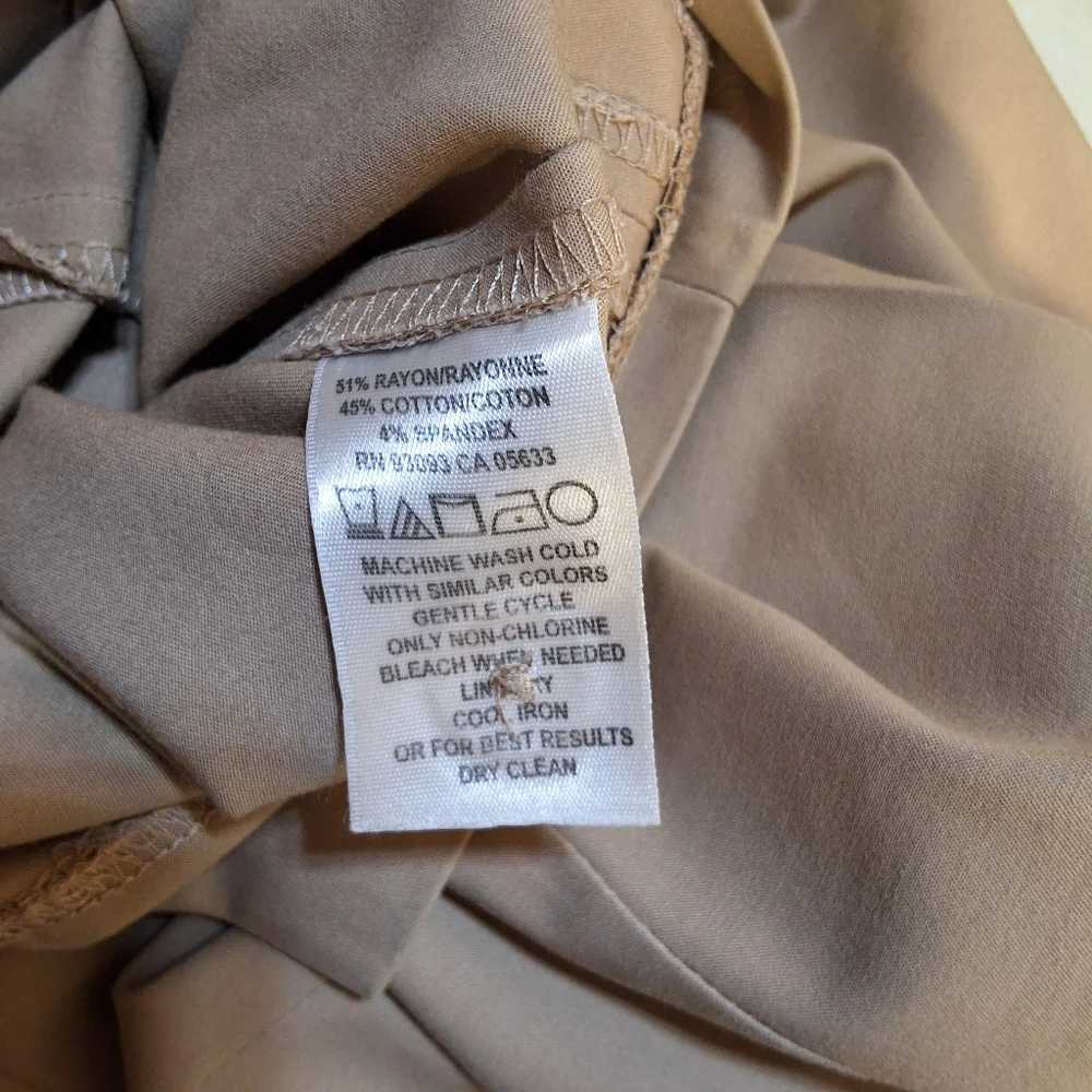 ZOZO POLISHED STRECH PANT W/SIDE ZIP